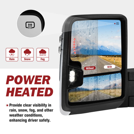 Besq-Extendable-Telescopic-Towing-Mirror-for-2014-2018-Chevy-Silverado-CS-Power-Heated