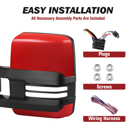 Besq-Telescopic-Towing-Mirrors-for-2014-2019-Chevy-Silverado-GMC-Sierra-Custom-Extendable-Design-130X14-SDBP-easy-installation