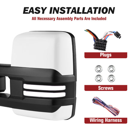 Besq-Telescopic-Towing-Mirrors-for-2014_2019-Chevy-Silverado-GMC-Sierra-Custom-Extendable-Design-PWC14-SDBP-easy-installation